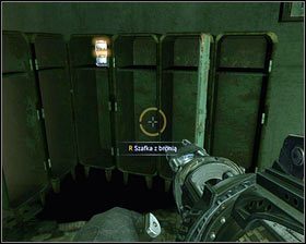 Powstałe ślady zaprowadzą nas do schronienia doktora Barisowa, gdzie znajdziemy skrzynię, szafkę z bronią , amunicję , E99 oraz pakiet medyczny [2] - - Strażnica (3) | Opis przejścia Singularity - Singularity - poradnik do gry