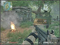 Trzecia (3) z ukrytych danych wywiadowczych znajduje się w pobliżu stanowiska ostatniego działka plot - - Misja 7 - Samotny wilk | Informacje wywiadowcze Sniper Ghost Warrior - Sniper: Ghost Warrior - poradnik do gry