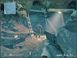 Pierwsza znajdźka (1) znajduje się jaskiniach, do których docieramy niebawem po rozpoczęciu gry - - Misja 15 - Ostateczna rozgrywka | Informacje wywiadowcze Sniper Ghost Warrior - Sniper: Ghost Warrior - poradnik do gry