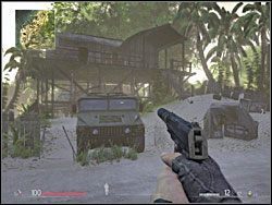 Trzecia znajdźka (3) zlokalizowana jest w ostatniej z odwiedzanych wiosek (nie ma jej na mojej mapie, nie zmieściła się) - - Misja 2 - Nie zostawiamy nikogo | Informacje wywiadowcze Sniper Ghost Warrior - Sniper: Ghost Warrior - poradnik do gry