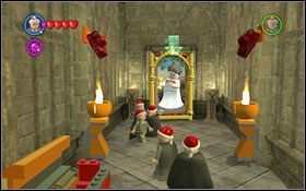 Znajdziesz się w korytarzu dormitoriów (M2 - Hogwart #3 | Opis przejścia - Rok 1 | LEGO Harry Potter Lata 1-4 - LEGO Harry Potter Lata 1-4 - poradnik do gry