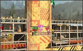 Z rozrzuconych klocków złóż (WL ) trampolinę, odbijając się od której skoczysz wyżej - Plan Zgredka | Opis przejścia - Rok 2 | LEGO Harry Potter Lata 1-4 - LEGO Harry Potter Lata 1-4 - poradnik do gry