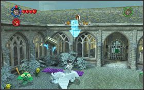 Rozpoczynasz na małym dziedzińcu (M3 - Zamek Hogwart #10 | Opis przejścia - Rok 3 | LEGO Harry Potter Lata 1-4 - LEGO Harry Potter Lata 1-4 - poradnik do gry