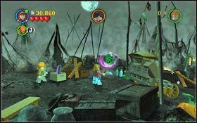 Podejdź teraz do skrzyni na górze i użyj na niej zaklęcia (WL ) - druga postać wyciągnie ze środka beczkę z wodą #1 - Puchar świata w quidditchu | Opis przejścia - Rok 4 | LEGO Harry Potter Lata 1-4 - LEGO Harry Potter Lata 1-4 - poradnik do gry