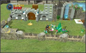 Przejdź dalej, wejdź do kolejnego tunelu - w połowie jest zablokowany - Poziom dodatkowy 5 | Skrytka Gringotta | LEGO Harry Potter Lata 1-4 - LEGO Harry Potter Lata 1-4 - poradnik do gry