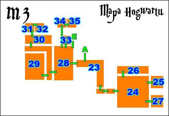 23 - Mapa Hogwartu | Podstawy LEGO Harry Potter Lata 1-4 - LEGO Harry Potter Lata 1-4 - poradnik do gry
