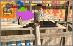 Harry (przebrany za dziewczynę): Po dotarciu do miejsca z zapadnią, przełącz się na Rona i wypuść Parszywka - Pechowa miotła | Bonusy - Rok 1 | LEGO Harry Potter Lata 1-4 - LEGO Harry Potter Lata 1-4 - poradnik do gry