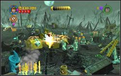 Barty Crouch Junior: Obok jednego ze składników znajdziesz skrzynię, pozbądź się kłódki zaklęciem (RD ) - Puchar świata w quidditchu | Bonusy - Rok 4 | LEGO Harry Potter Lata 1-4 - LEGO Harry Potter Lata 1-4 - poradnik do gry