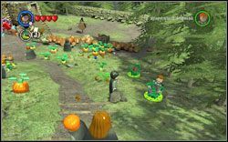 Po prawej stronie, tuż przy ścieżce, znajdziesz uwięzionego w diabelskich sidłach ucznia - 24. Chata Hagrida | Bonusy - Hogwart | LEGO Harry Potter Lata 1-4 - LEGO Harry Potter Lata 1-4 - poradnik do gry