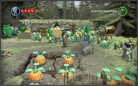 (zegar ) Kłem wykop głowę i Harrym wstaw ją na stracha na wróble (WL ) #1 - 25. Ogród Hagrida | Bonusy - Hogwart | LEGO Harry Potter Lata 1-4 - LEGO Harry Potter Lata 1-4 - poradnik do gry