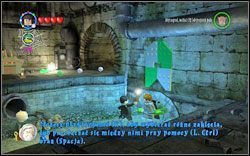 Tuż przy wyjściu znajdziesz ucznia zaplątanego w diabelskie sidła, użyj (LS ) by go uwolnić - 41. Klasa zaklęć (podziemia prawe) | Bonusy - Hogwart - LEGO Harry Potter Lata 1-4 - poradnik do gry