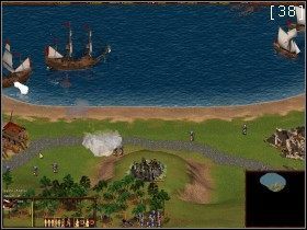 Bierzemy się teraz za atak - najpierw musimy zatopić wrogie statki kursujące na północ od Kuby - Kuba | Kampania Angielska | Kozacy Europejskie Boje - Kozacy: Europejskie Boje - poradnik do gry