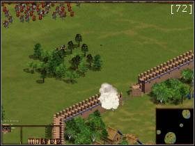 Musimy poruszać się wzdłuż brzegu by zostać niezauważonym dla rosyjskich strzelców rozstawionych po wzgórzach - Na służbie królowi | Kampania Ukraińska | Kozacy Europejskie Boje - Kozacy: Europejskie Boje - poradnik do gry