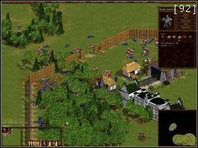 Po dotarciu do brzegu kierujemy się w głąb lądu na spotkanie z dowódcą wojsk tatarskich i przekazujemy mu zapłatę, za co ten udostępnia nam swoje wojsko - Sicz Zaporoska | Kampania Ukraińska | Kozacy Europejskie Boje - Kozacy: Europejskie Boje - poradnik do gry