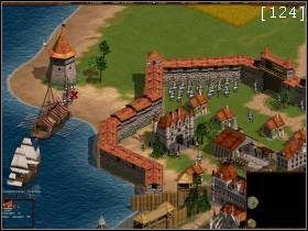 Rozpoczynamy misję i wyruszamy na północny-zachód by dotrzeć do transportowca [123], który ma nas przewieźć na drugi brzeg - Tajemna misja | Kampania Francuska | Kozacy Europejskie Boje - Kozacy: Europejskie Boje - poradnik do gry