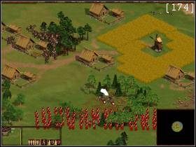 Na samym początku musimy dotrzeć do obleganej wioski - znajdziemy ją w centrum mapy - Stiepan Razin | Kampania Rosyjska | Kozacy Europejskie Boje - Kozacy: Europejskie Boje - poradnik do gry