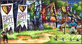 Zagadaj do dziadka (Old man) stojącego przy armacie (Cannon) - [Część 2 - Four Map Pieces] - cz.3 | Monkey Island 2 Special Edition - Monkey Island 2 Special Edition: LeChucks Revenge - poradnik do gry