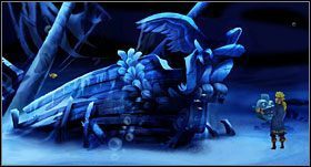 Kiedy znajdziesz się na łajbie zanurkuj i oderwij z rzeźby na dziobie wraku głowę małpy (Monkey head ) - [Część 2 - Four Map Pieces] - cz.3 | Monkey Island 2 Special Edition - Monkey Island 2 Special Edition: LeChucks Revenge - poradnik do gry