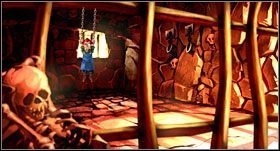 Znajdziesz się w pomieszczeniu ze zniszczonymi symbolami - [Część 3 - LeChucks Fortress] | Monkey Island 2 Special Edition - Monkey Island 2 Special Edition: LeChucks Revenge - poradnik do gry