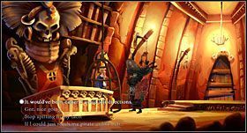 Spróbuj otworzyć wielkie drzwi (Huge door), a okaże się, że wewnątrz nich znajdują się mniejsze (Doggie door) - [Część 3 - LeChucks Fortress] | Monkey Island 2 Special Edition - Monkey Island 2 Special Edition: LeChucks Revenge - poradnik do gry