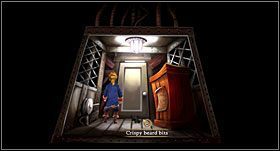 Przywołaj windę wciskając przycisk po lewej stronie drzwi (Call button) i wejdź do środka - [Część 4 - Dinky Island] | Monkey Island 2 Special Edition - Monkey Island 2 Special Edition: LeChucks Revenge - poradnik do gry
