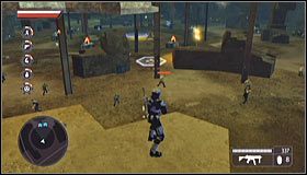 Możesz tu kulturalnie zeskakiwać na niższe platformy #1 , bądź też ryzykować wykonywanie dłuższych zeskoków - Latarnie (1) | Zadania kluczowe | Crackdown 2 - Crackdown 2 - poradnik do gry