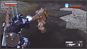 W trakcie tej bitwy najpoważniejszym zagrożeniem będzie oczywiście mutant-gigant #1 , który pojawi się tu już po kilku chwilach - Latarnie (3) | Zadania kluczowe | Crackdown 2 - Crackdown 2 - poradnik do gry