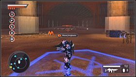 Docelowo musisz dotrzeć do głównej kopuły i wskoczyć do środka z wykorzystaniem dziury w dachu #1 - Latarnie (4) | Zadania kluczowe | Crackdown 2 - Crackdown 2 - poradnik do gry