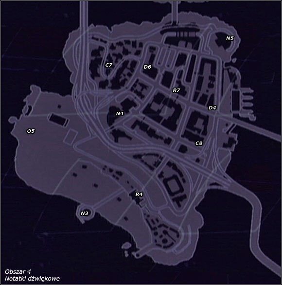 4 - Notatki dźwiękowe - Mapy | Zadania drugorzędne | Crackdown 2 - Crackdown 2 - poradnik do gry