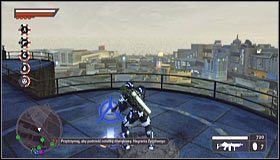 Po dotarciu na górę przeskocz na właściwy wieżowiec i ustaw się w takim miejscu by móc zeskoczyć na platformę z nagraniem #1 - Notatki dźwiękowe (5) | Zadania drugorzędne | Crackdown 2 - Crackdown 2 - poradnik do gry