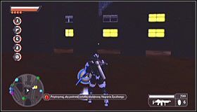 Po znalezieniu się na dachu pomarańczowego budynku wskakuj na kolejne wyższe platformy #1 , a po kilku chwilach dotrzesz do celu #2 - Notatki dźwiękowe (5) | Zadania drugorzędne | Crackdown 2 - Crackdown 2 - poradnik do gry