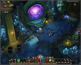 Jak już sobie poradzimy z pierwszym bossem, do komnaty wbiegnie Syl [1] - - Kopalnia Orden - poziomy 1-4 | Opis przejścia Torchlight - Torchlight - poradnik do gry