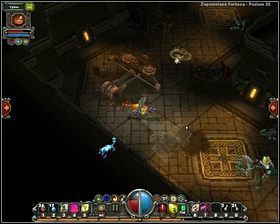 Podczas eksploracji fortecy musimy uważnie obserwować kamienną posadzkę - - Zapomniana Forteca - poziomy 25-29 | Opis przejścia Torchlight - Torchlight - poradnik do gry