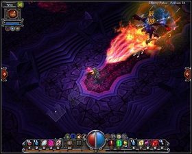 Alric posiada co prawda dość rozbudowany arsenał zaklęć, ale nie zabierają one zbyt wiele życia - - Czarny Pałac - poziomy 30-35 (1) | Opis przejścia Torchlight - Torchlight - poradnik do gry