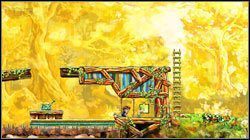 Przełącz dźwignię przesuwając platformę na prawo - The Ground Beneath Her Feet | World 3 | Braid - Braid - poradnik do gry