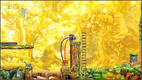 Udaj się na dół i przełącz dźwignię - The Ground Beneath Her Feet | World 3 | Braid - Braid - poradnik do gry