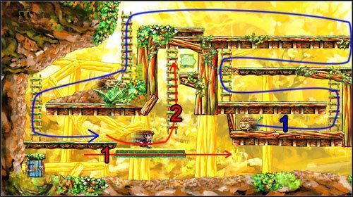 Gdy tylko ją uruchomisz, cofnij czas ustawiając na maksymalną prędkość x8 - A Tingling | World 3 | Braid - Braid - poradnik do gry