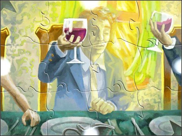 Po zebraniu wszystkich elementów układanki, powróć do domu i złóż wszystkie puzzle w obrazek zaprezentowany powyżej - Układanka | World 3 | Braid - Braid - poradnik do gry