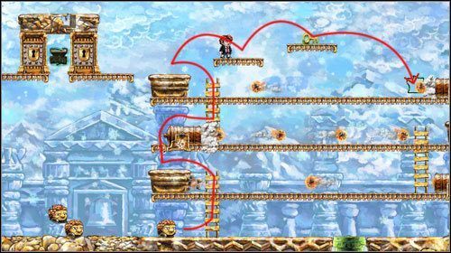 Zeskocz na dół i udaj się w prawo - Jumpman | World 4 | Braid - Braid - poradnik do gry