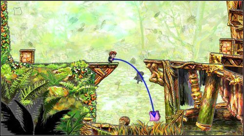 Po wykonaniu jakiejś akcji, gdy cofniesz czas, po chwili to, co sam wykonałeś, odtworzy Twój cień - The Pit | World 5 | Braid - Braid - poradnik do gry