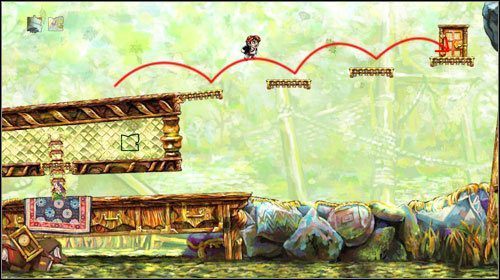 Raz jeszcze cofnij czas do tego samego momentu - gdy stałeś na górze - Trzecie drzwi | World 5 | Braid - Braid - poradnik do gry