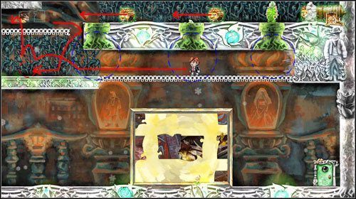 Powróć tą samą drogą i dezaktywuj koło - Impassable Foliage | World 6 | Braid - Braid - poradnik do gry