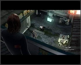 Po przejściu na drugą stronę budynku, skręcamy w lewo, gdzie drogę zablokuje nam niska barierka [1] - Rozdział 1 - Witamy w Szanghaju - Opis przejścia - Kane & Lynch 2: Dog Days - poradnik do gry