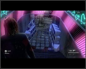 Kawałek dalej powinniśmy zobaczyć różowe neony oraz prowadzące na dół schody [1] - Rozdział 1 - Witamy w Szanghaju - Opis przejścia - Kane & Lynch 2: Dog Days - poradnik do gry