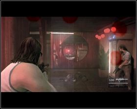 Zakończywszy starcie biegniemy na koniec pomieszczeni, a następnie skręcamy w lewo - Rozdział 4 - Wyciszenie (1) - Opis przejścia - Kane & Lynch 2: Dog Days - poradnik do gry