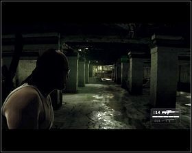 Ponownie staramy się w pierwszej kolejności pozbyć snajperów, którzy zostali dodatkowo zaznaczeni przez szare prostokąty [1] - Rozdział 4 - Wyciszenie (2) - Opis przejścia - Kane & Lynch 2: Dog Days - poradnik do gry