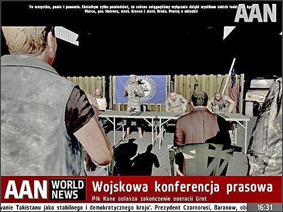 Czas i miejsce: godz - Misja 9 - Konferencja prasowa | Operacja Grot | ArmA II Operation Arrowhead - ArmA II: Operation Arrowhead - poradnik do gry