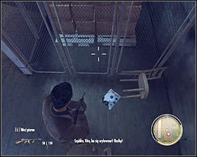 Podejdź do miejsca, w którym ukrywa się Słonina #1 , a gra wyświetli nowy filmik przerywnikowy - Rozdział 5 - Piła (2) | Opis przejścia Mafia II - Mafia II - poradnik do gry