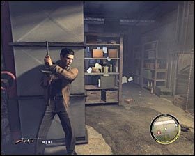 Podejdź trochę do przodu, a budynkiem wstrząśnie większa eksplozja - Rozdział 5 - Piła (3) | Opis przejścia Mafia II - Mafia II - poradnik do gry