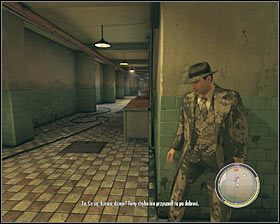 Upewnij się, że Vito się skrada (klawisz C), gdyż wykrycie w tej części misji byłoby równoznaczne z rozstrzelaniem przetrzymywanych osób - Rozdział 9 - Twardziel i liczykrupa (2) | Opis przejścia Mafia II - Mafia II - poradnik do gry